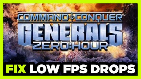 C&C Generals Zero Hour Lag Problem .